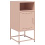 Mesita de noche acero rosa 36x39x78 cm de , Mesitas de noche - Ref: Foro24-846568, Precio: 66,49 €, Descuento: %