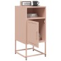 Mesita de noche acero rosa 36x39x78 cm de , Mesitas de noche - Ref: Foro24-846568, Precio: 66,49 €, Descuento: %