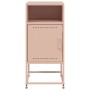 Mesita de noche acero rosa 36x39x78 cm de , Mesitas de noche - Ref: Foro24-846568, Precio: 66,49 €, Descuento: %