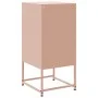 Mesita de noche acero rosa 36x39x78 cm by , Nightstands - Ref: Foro24-846568, Price: 65,63 €, Discount: %