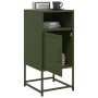 Mesitas de noche 2 unidades acero verde oliva 36x39x78 cm de , Mesitas de noche - Ref: Foro24-846575, Precio: 121,69 €, Descu...