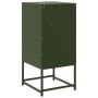 Mesitas de noche 2 unidades acero verde oliva 36x39x78 cm de , Mesitas de noche - Ref: Foro24-846575, Precio: 121,69 €, Descu...