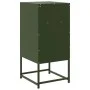 Mesitas de noche 2 unidades acero verde oliva 36x39x78 cm by , Nightstands - Ref: Foro24-846575, Price: 120,01 €, Discount: %
