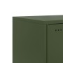 Mesitas de noche 2 unidades acero verde oliva 36x39x78 cm de , Mesitas de noche - Ref: Foro24-846575, Precio: 121,69 €, Descu...