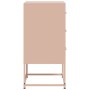Mesita de noche acero rosa 36x39x78 cm de , Mesitas de noche - Ref: Foro24-846580, Precio: 65,63 €, Descuento: %