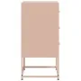 Mesita de noche acero rosa 36x39x78 cm de , Mesitas de noche - Ref: Foro24-846580, Precio: 65,00 €, Descuento: %