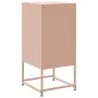 Mesita de noche acero rosa 36x39x78 cm de , Mesitas de noche - Ref: Foro24-846580, Precio: 65,00 €, Descuento: %