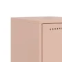 Mesita de noche acero rosa 36x39x78 cm de , Mesitas de noche - Ref: Foro24-846580, Precio: 65,00 €, Descuento: %