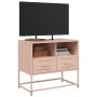 Mueble para TV de acero rosa 68x39x60,5 cm de , Muebles TV - Ref: Foro24-846549, Precio: 67,97 €, Descuento: %