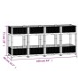 Arriate polipropileno 160x40x71 cm de vidaXL, Maceteros y jardineras - Ref: Foro24-310408, Precio: 125,37 €, Descuento: %