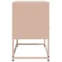 Mueble para TV de acero rosa 68x39x60,5 cm de , Muebles TV - Ref: Foro24-846549, Precio: 67,97 €, Descuento: %