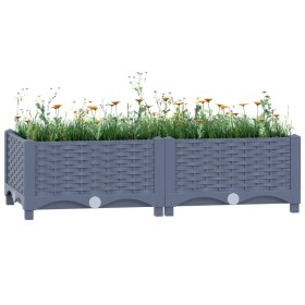 Arriate polipropileno 80x40x23 cm de vidaXL, Maceteros y jardineras - Ref: Foro24-310398, Precio: 35,31 €, Descuento: %