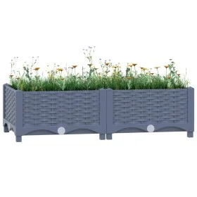 Arriate polipropileno 80x40x23 cm de vidaXL, Maceteros y jardineras - Ref: Foro24-310398, Precio: 35,02 €, Descuento: %