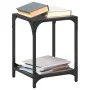 Mesas de centro 2 uds vidrio transparente y acero 30x30x40 cm de , Mesas de centro - Ref: Foro24-845957, Precio: 46,56 €, Des...