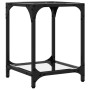Mesas de centro 2 uds vidrio transparente y acero 30x30x40 cm de , Mesas de centro - Ref: Foro24-845955, Precio: 44,15 €, Des...