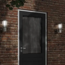 Apliques de exterior 2 unidades acero inoxidable plateado de , Iluminación de exterior - Ref: Foro24-4006249, Precio: 61,52 €...