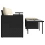 Set de sofás de jardín con cojines 3 pzas ratán sintético negro de , Sofás de exterior - Ref: Foro24-365457, Precio: 205,93 €...