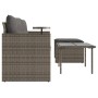 Set de sofá de jardín 3 pzas y cojines ratán sintético gris de , Sofás de exterior - Ref: Foro24-365460, Precio: 213,54 €, De...
