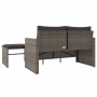Set de sofá de jardín 3 pzas y cojines ratán sintético gris de , Sofás de exterior - Ref: Foro24-365460, Precio: 213,54 €, De...