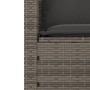 Set de sofá de jardín 3 pzas y cojines ratán sintético gris de , Sofás de exterior - Ref: Foro24-365460, Precio: 213,54 €, De...