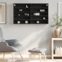 Vitrina de madera de ingeniería negra 100x15x58 cm de , Estantes y estanterías - Ref: Foro24-847927, Precio: 61,02 €, Descuen...