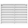 Vitrina de madera ingeniería blanca 100x8,5x75 cm de , Estantes y estanterías - Ref: Foro24-847933, Precio: 71,11 €, Descuent...