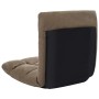 Tumbona de suelo plegable microfibra gris taupe de vidaXL, Divanes - Ref: Foro24-325253, Precio: 79,85 €, Descuento: %