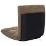 Tumbona de suelo plegable microfibra gris taupe de vidaXL, Divanes - Ref: Foro24-325253, Precio: 78,57 €, Descuento: %