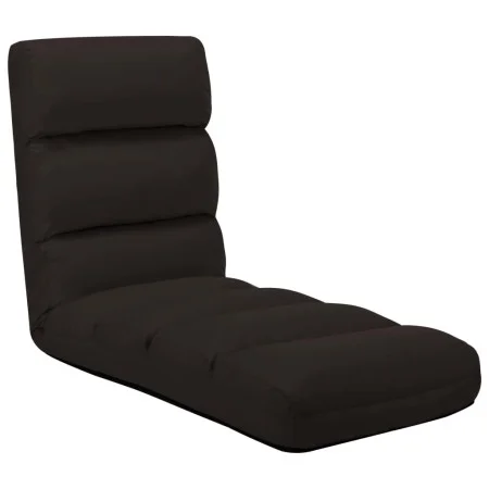 Tumbona de suelo plegable de cuero sintético marrón de vidaXL, Divanes - Ref: Foro24-325247, Precio: 137,14 €, Descuento: %