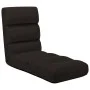 Tumbona de suelo plegable de cuero sintético marrón de vidaXL, Divanes - Ref: Foro24-325247, Precio: 137,14 €, Descuento: %