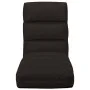 Tumbona de suelo plegable de cuero sintético marrón de vidaXL, Divanes - Ref: Foro24-325247, Precio: 137,14 €, Descuento: %