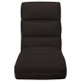 Tumbona de suelo plegable de cuero sintético marrón de vidaXL, Divanes - Ref: Foro24-325247, Precio: 139,16 €, Descuento: %