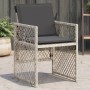 Sillones de jardín con cojines 4 uds ratán sintético gris claro de , Sillas de jardín - Ref: Foro24-364954, Precio: 216,34 €,...