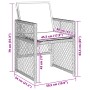 Sillones de jardín con cojines 4 uds ratán sintético gris claro de , Sillas de jardín - Ref: Foro24-364954, Precio: 216,34 €,...