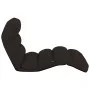 Tumbona de suelo plegable de cuero sintético marrón de vidaXL, Divanes - Ref: Foro24-325247, Precio: 137,14 €, Descuento: %