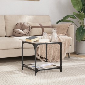 Mesa de centro superficie vidrio transparente acero 40x40x40 cm de , Mesas de centro - Ref: Foro24-845962, Precio: 33,06 €, D...