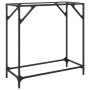Mesa consola superficie vidrio transparente acero 80x35x81 cm de , Mesas consola - Ref: Foro24-846018, Precio: 38,88 €, Descu...