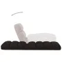 Tumbona de suelo plegable de cuero sintético marrón de vidaXL, Divanes - Ref: Foro24-325247, Precio: 137,14 €, Descuento: %