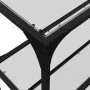 Mesa consola superficie vidrio transparente acero 158,5x30x81cm by , console tables - Ref: Foro24-846032, Price: 83,83 €, Dis...