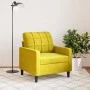 Sillón de terciopelo amarillo 60 cm by , Sofas - Ref: Foro24-4007610, Price: 150,91 €, Discount: %