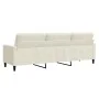 Sofá de 3 plazas terciopelo color crema 210 cm de , Sofás - Ref: Foro24-4007652, Precio: 310,81 €, Descuento: %