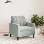 Sillón de terciopelo gris claro 60 cm de , Sofás - Ref: Foro24-4007604, Precio: 138,07 €, Descuento: %