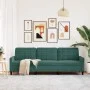 Sofá de 3 plazas terciopelo verde oscuro 210 cm de , Sofás - Ref: Foro24-4007646, Precio: 328,95 €, Descuento: %