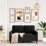 Sofá de 2 plazas terciopelo negro 120 cm by , Sofas - Ref: Foro24-4007619, Price: 220,70 €, Discount: %