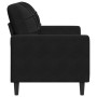 Sofá de 2 plazas terciopelo negro 120 cm de , Sofás - Ref: Foro24-4007619, Precio: 208,18 €, Descuento: %