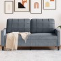 Sofá de 2 plazas de terciopelo gris oscuro 140 cm de , Sofás - Ref: Foro24-4007625, Precio: 193,96 €, Descuento: %