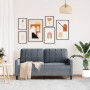 Sofá de 2 plazas de terciopelo gris oscuro 140 cm de , Sofás - Ref: Foro24-4007625, Precio: 193,96 €, Descuento: %