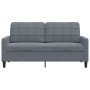 Sofá de 2 plazas de terciopelo gris oscuro 140 cm de , Sofás - Ref: Foro24-4007625, Precio: 193,96 €, Descuento: %