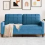 Sofá de 2 plazas terciopelo azul 140 cm de , Sofás - Ref: Foro24-4007633, Precio: 272,89 €, Descuento: %