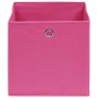Cajas de almacenaje 10 uds tela no tejida rosa 28x28x28 cm de vidaXL, Cestas para almacenaje - Ref: Foro24-325205, Precio: 37...